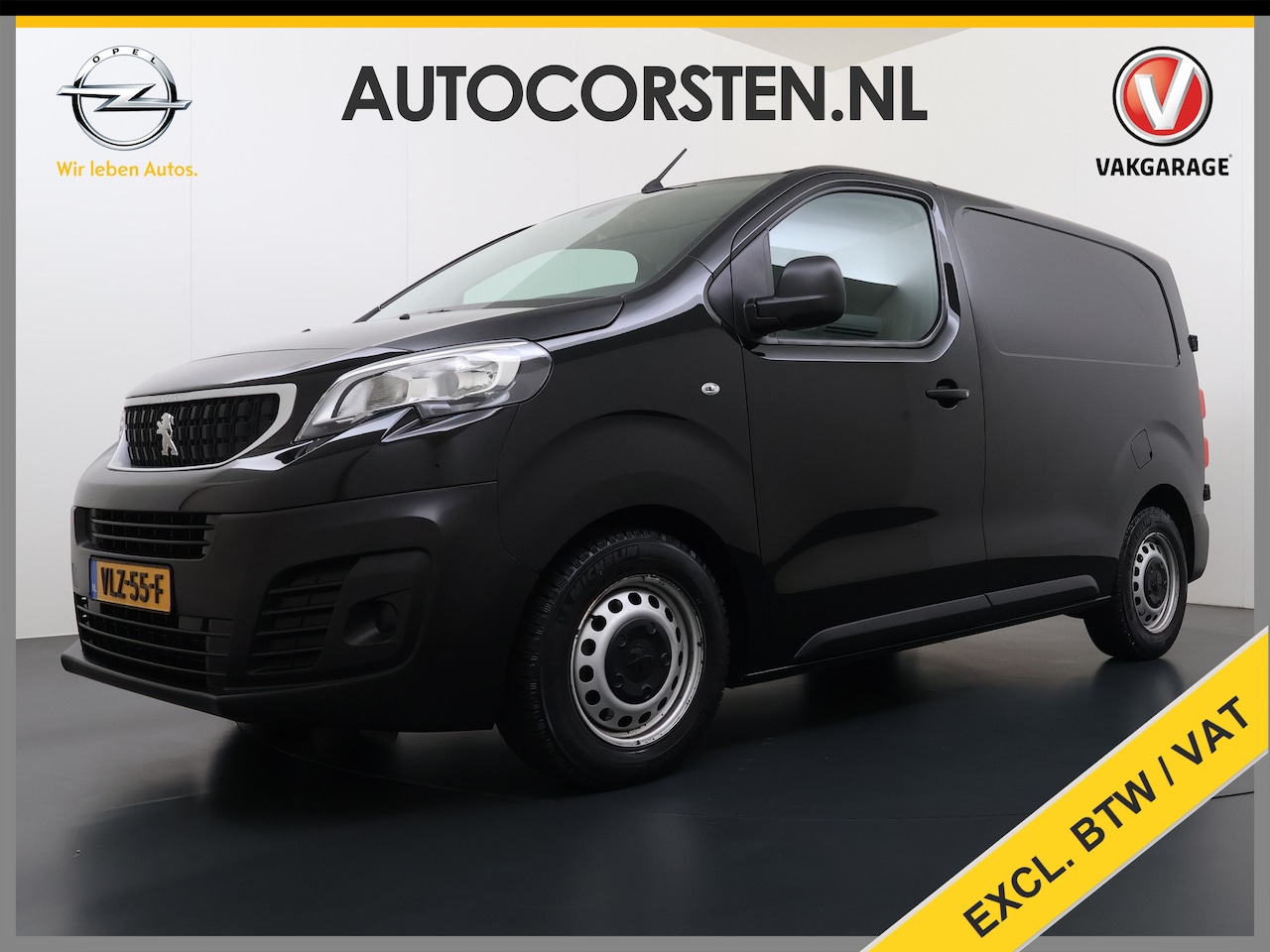 Peugeot Expert - 2.0HDI 123PK Automaat Euro 6 Navi Apple Carplay Android Auto Airco Pdc Cruise Control Blue - AutoWereld.nl