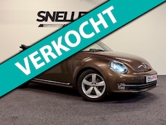 Volkswagen Beetle Cabriolet - 1.4 TSI Sport|ZEER NETJES|FENDER AUDIO|LEDER|PDC|STOEL VERWARMING|KEYLESS|