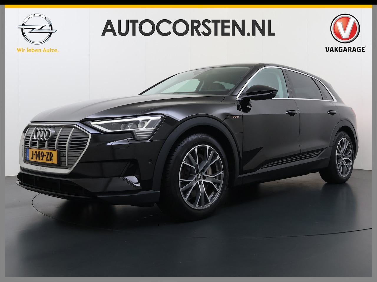 Audi e-tron - 55 Quattro 408PK Edition 95kWh Leder+Verwarmd Trekhaak Elek.Achterklep Navi Ecc Lmv 20" Cr - AutoWereld.nl