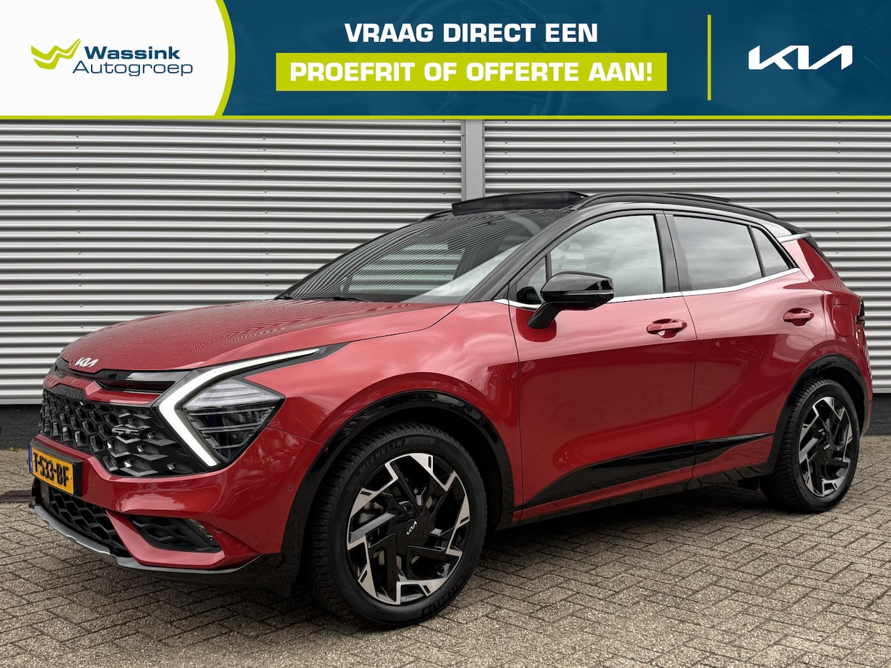 Kia Sportage - 1.6 T-GDi Plug-in Hybrid AWD GT-PlusLine | 360 Camera | Stoelventilatie | Stoel/Stuurwielv - AutoWereld.nl