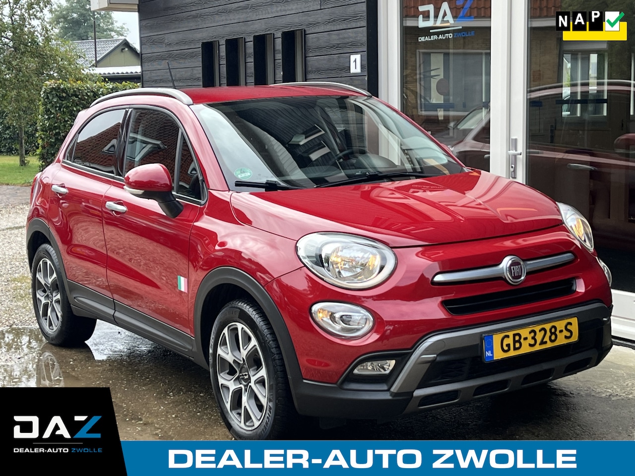 Fiat 500 X Cross - 1.4 Turbo MultiAir Cross Ecc/Audio/Navi/Cruise/Lm - AutoWereld.nl