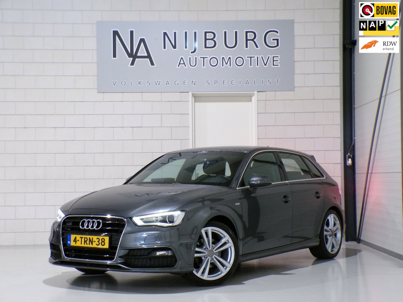 Audi A3 Sportback - 1.4 TFSI 150PK S-Line "Origineel NL!" Automaat! 2x S-Line Xenon-LED Sportstoelen Navigatie - AutoWereld.nl