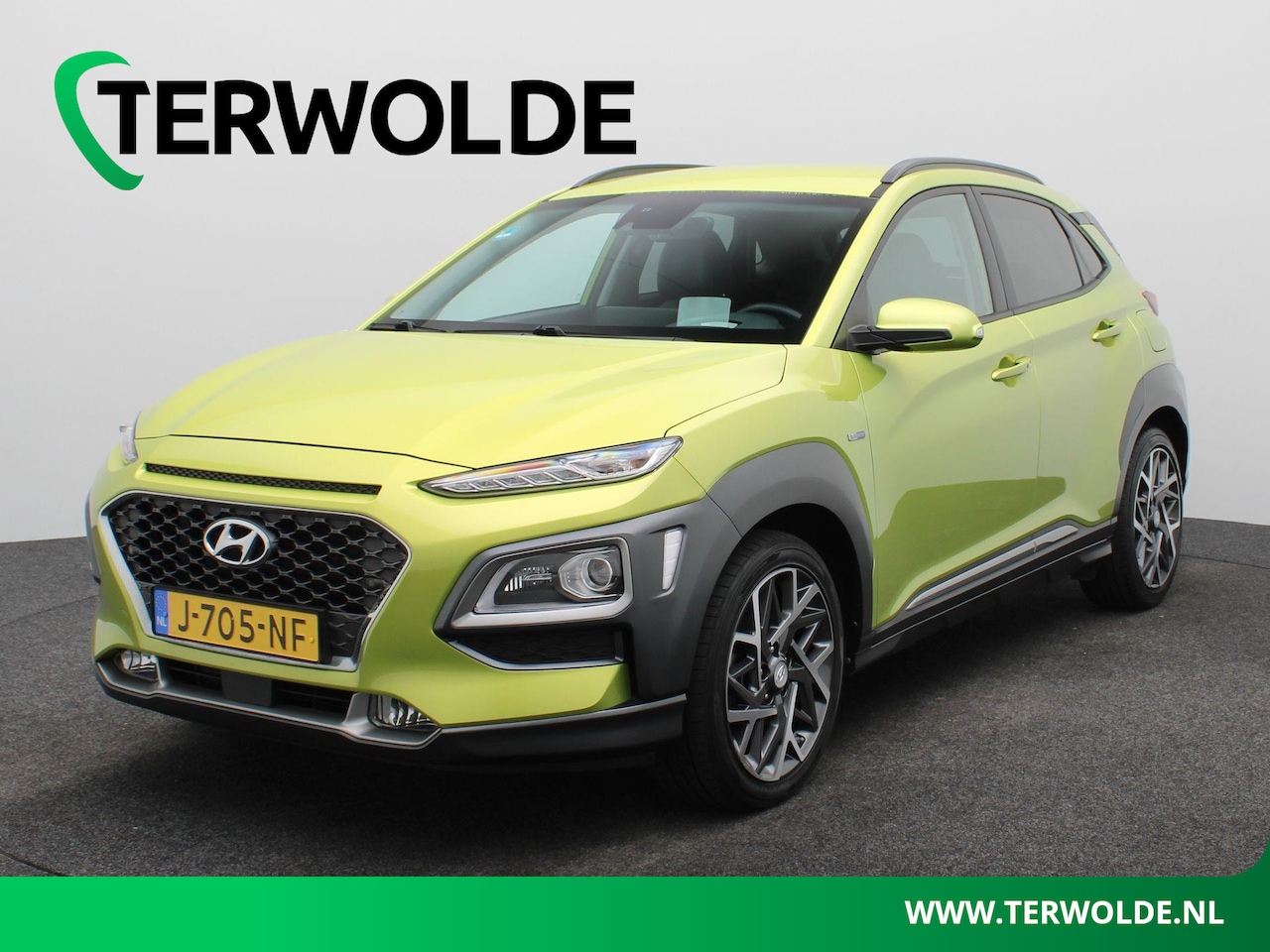 Hyundai Kona - 1.6 GDI HEV Premium l Stoelverwarming + koeling l HUD l Trekhaak l - AutoWereld.nl