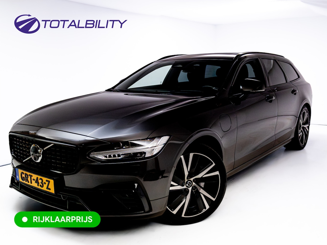 Volvo V90 - 2.0 T6 AWD R-Design | Pano | Trekhaak | Headup | Harman Kardon | Pilot assist | Stoel- & S - AutoWereld.nl