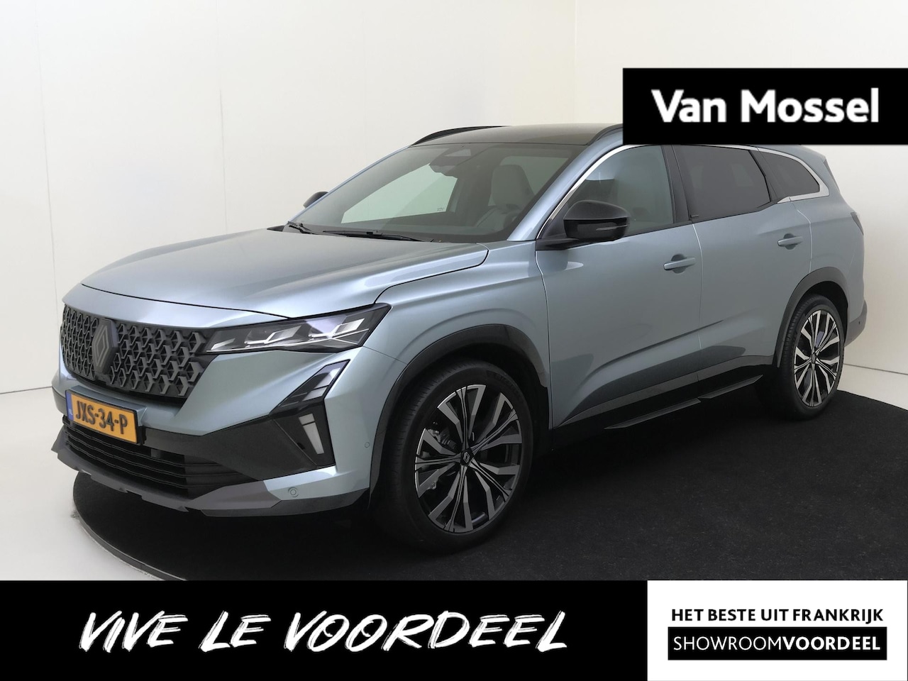 Renault Espace - E-Tech full hybrid 200 PK iconic 7p. | Pack Vision | Pack Light & Sound | Gris Baltique - AutoWereld.nl