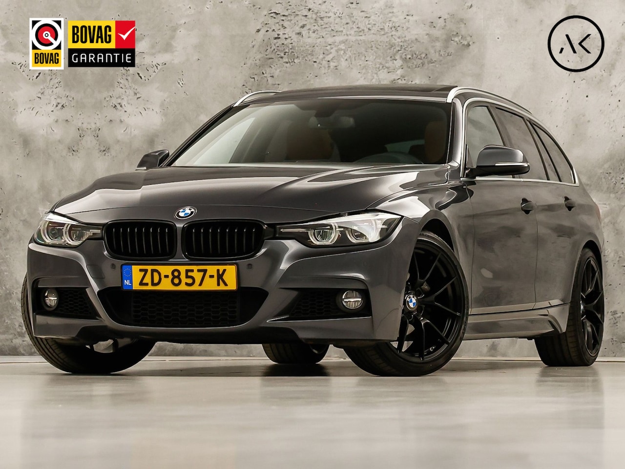 BMW 3-serie Touring - 318i M Sport Automaat (PANORAMADAK, M PAKKET, GROOT NAVI, COGNAC LEDER, STOELVERWARMING, S - AutoWereld.nl