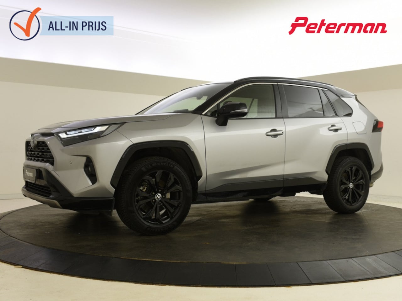 Toyota RAV4 - 2.5 Hybrid Style Bi Tone | Elektr. a. Klep | Carplay | PDC - AutoWereld.nl