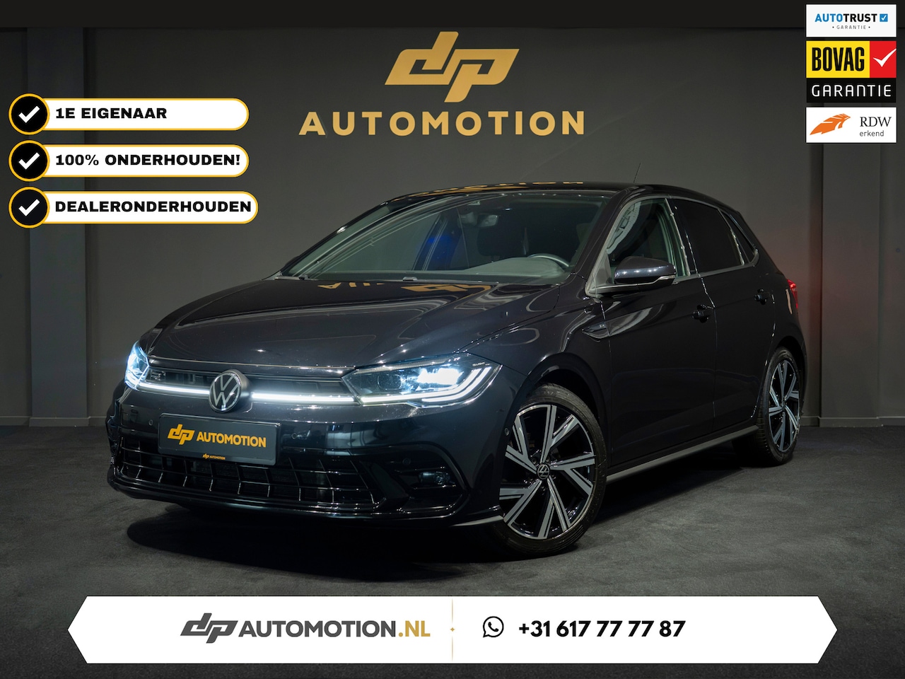 Volkswagen Polo - 1.0 TSI 3x R-Line | Beats | Keyless | Cam | ACC | Dodehoek | VOL! - AutoWereld.nl