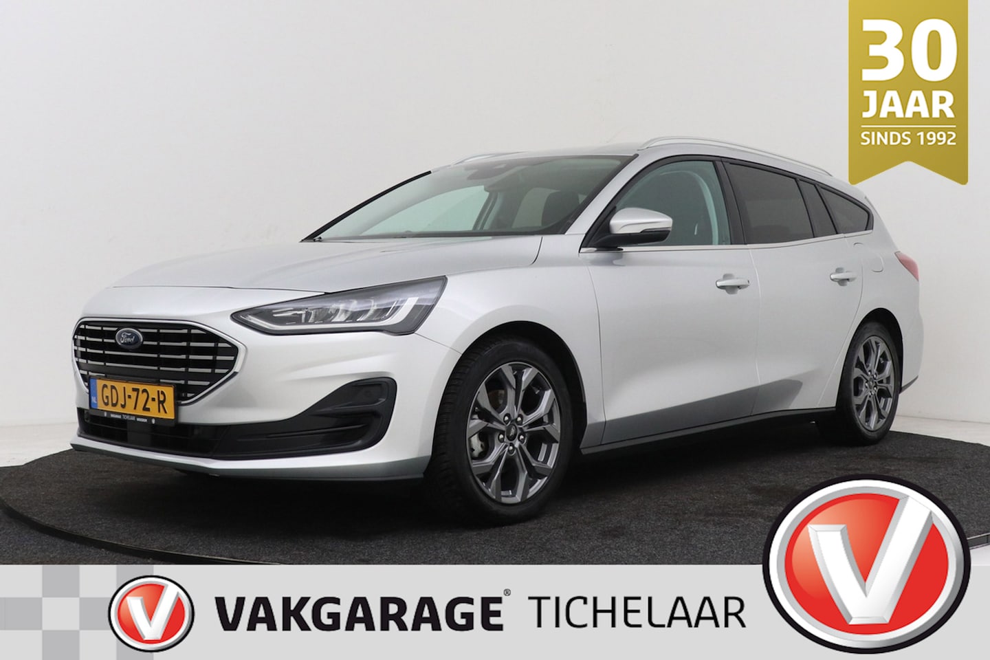 Ford Focus Wagon - 1.0 EcoBoost Hybrid Titanium | Org NL | CarPlay | Cruise Control | Climate Control | PDC | - AutoWereld.nl
