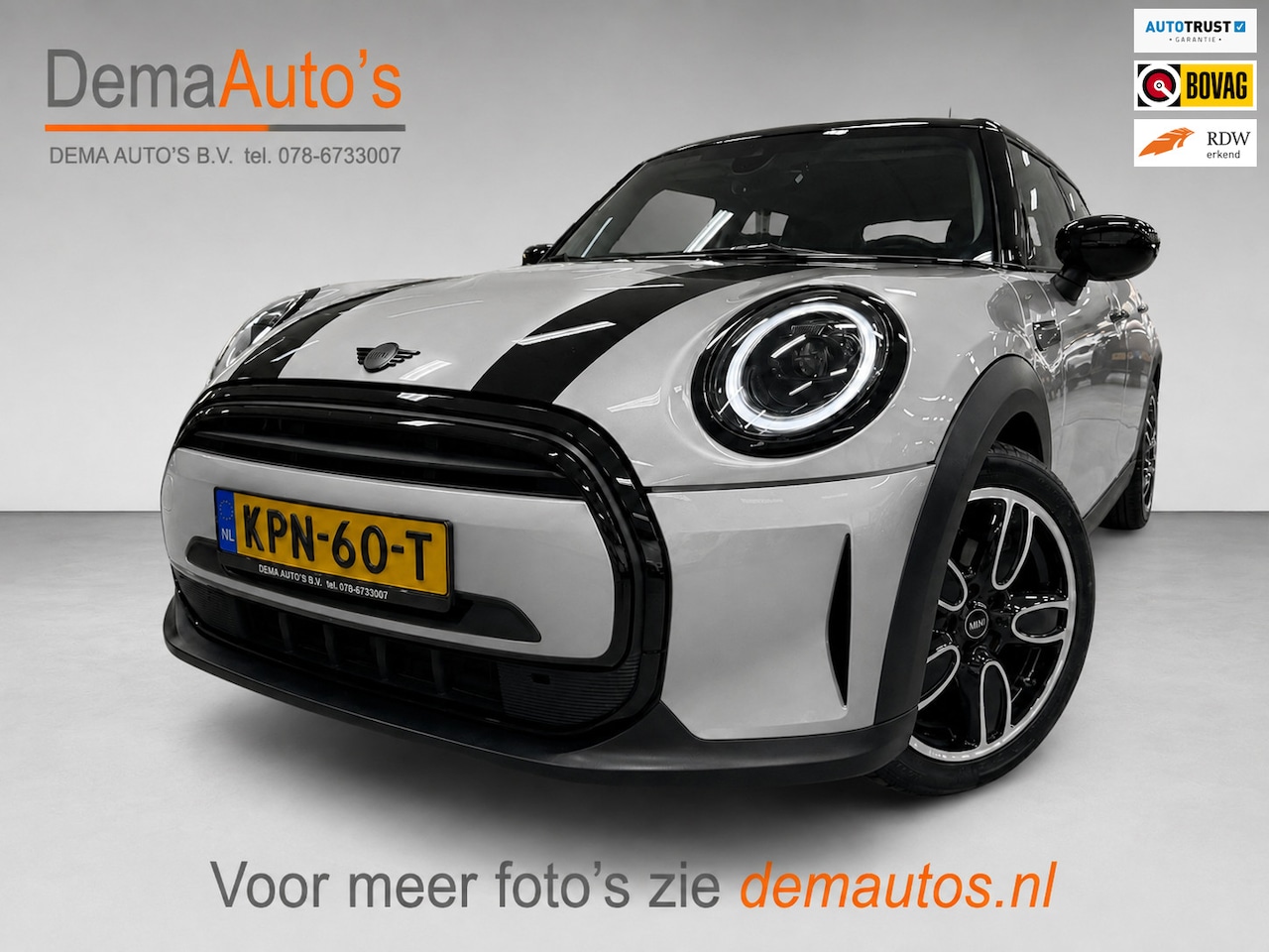 MINI 5-Deurs - 1.5 Cooper Camden BLACK-EDITION 136PK NAVI/CARPLAY/LED/DAB/ECC/PDC/CRUISE/// - AutoWereld.nl