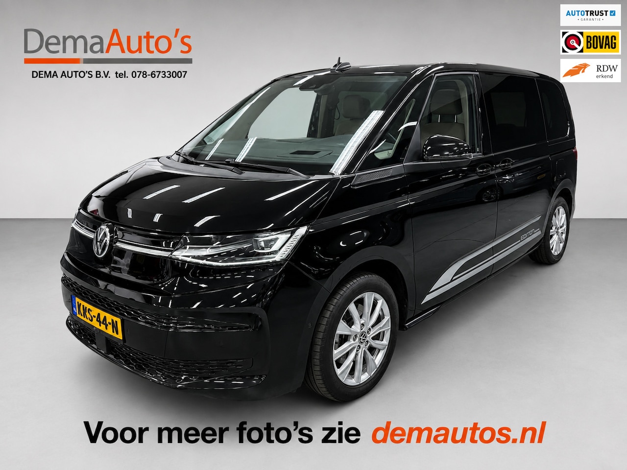 Volkswagen Multivan - 1.4 eHybrid EDITION PANO/H-KARDON/H-UP/STOEL-M+MASSAGE/NAVI/CAM/IQ-LICHT/// - AutoWereld.nl