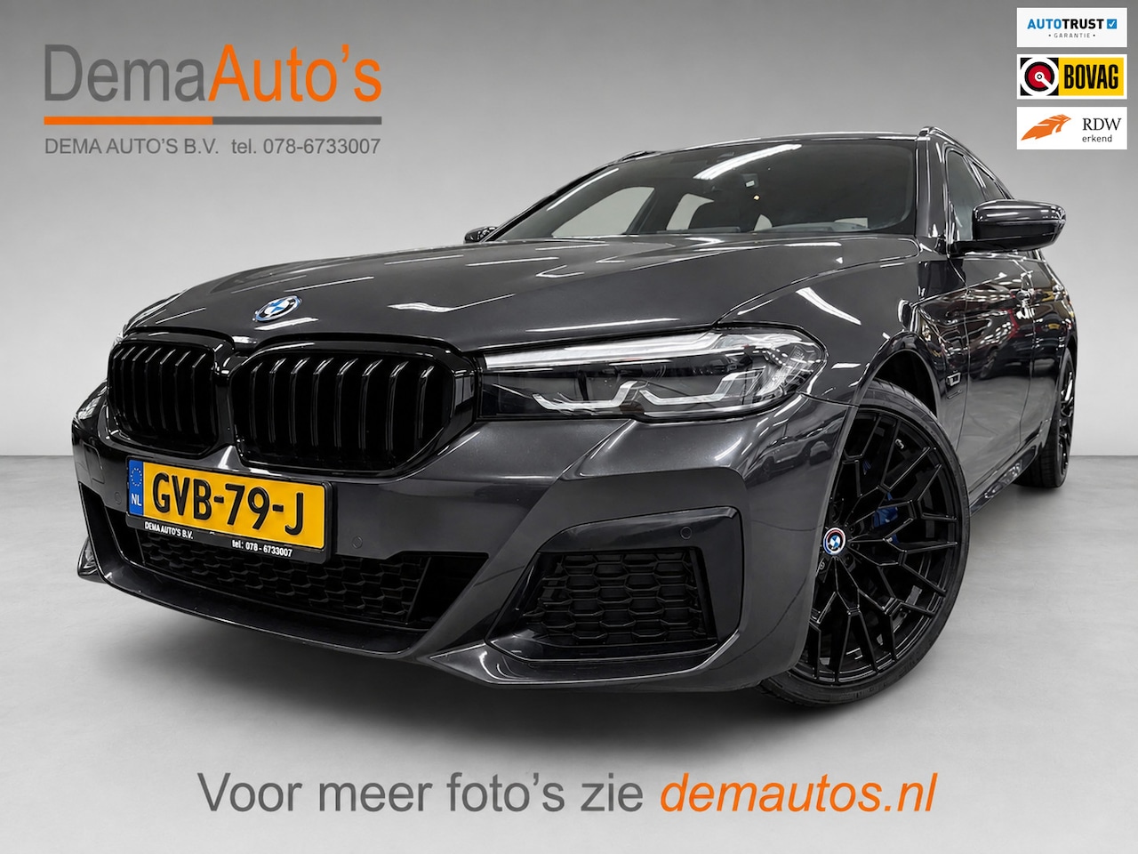 BMW 5-serie Touring - 530e M-SPORT 20'' SOH-TEST/PANO/NAVI/CAM/DAB/CARPLAY/ECC/PDC/CRUISE/// - AutoWereld.nl