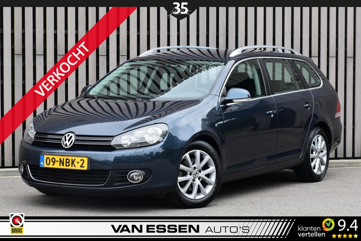 Volkswagen Golf Variant - 1.4 TSI Highline DSG Navigatie Stoelverw. Trekhaak Cruise-Control Goed Onderhouden NL-AUTO - AutoWereld.nl