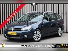 Volkswagen Golf Variant - 1.4 TSI Highline DSG Navigatie Stoelverw. Trekhaak Cruise-Control Goed Onderhouden NL-AUTO