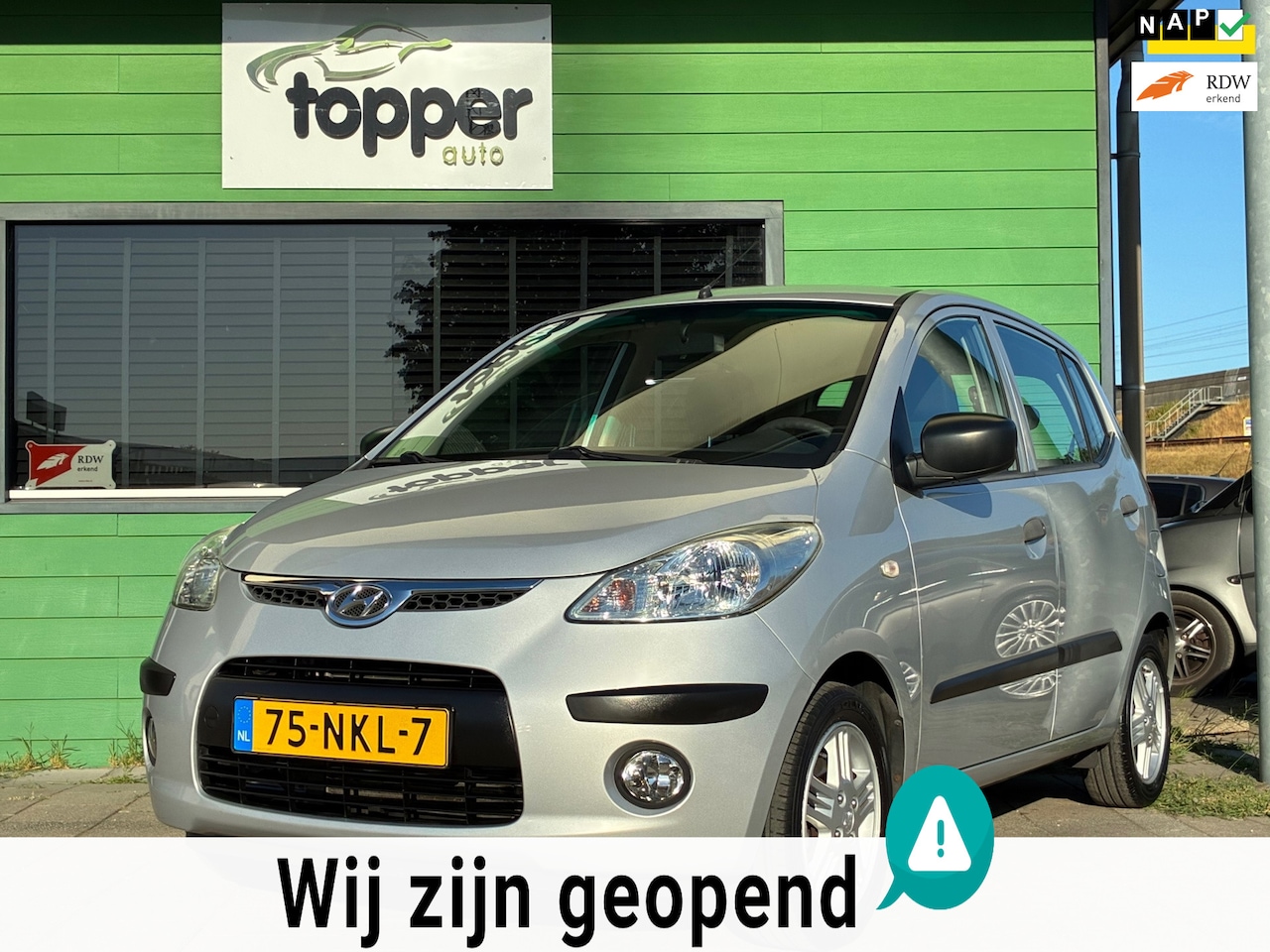 Hyundai i10 - 1.1 Active |1e Eigenaar|D-riem v.v.|Airco|Lm-Velgen|Elektr.ramen|PDC|NAP|Nieuwe APK| - AutoWereld.nl