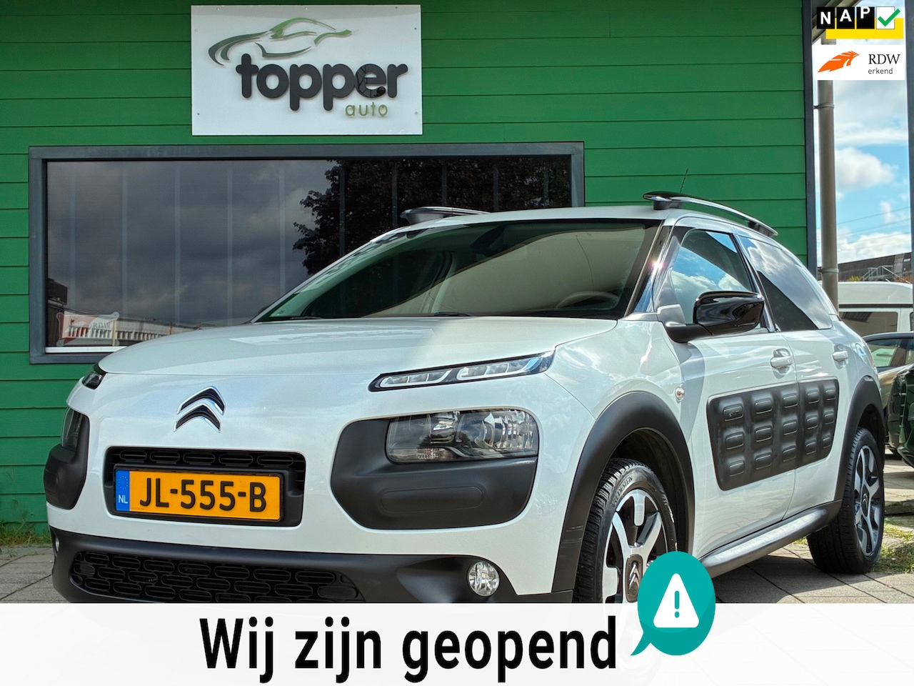 Citroën C4 Cactus - 1.2 PureTech Shine|D-riem v.v.|Camera|Navigatie|CruiseControl|Climatronic|Trekhaak| - AutoWereld.nl