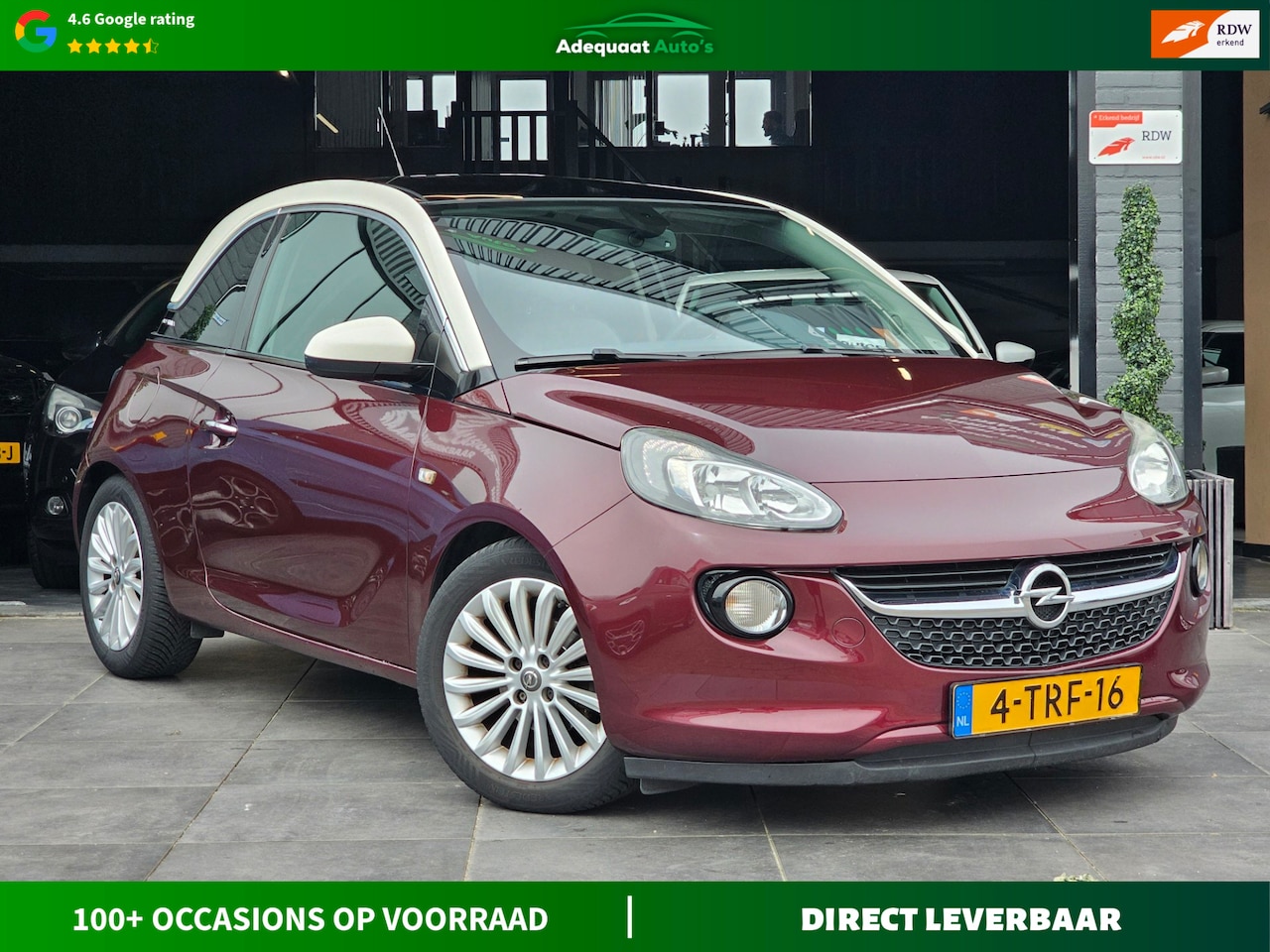 Opel ADAM - 1.4 Glam|APK|NAP|Airco|Panoramadak|Parkeersensoren - AutoWereld.nl