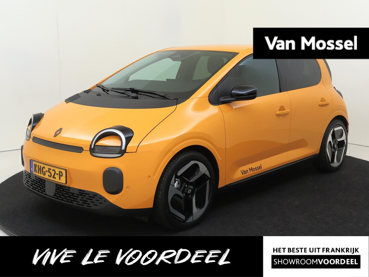 Renault Twingo - urban range techno 27.5 kWh 80 PK | Pack Privilège | lichtmetalen velgen 18" | Jaune Mango - AutoWereld.nl