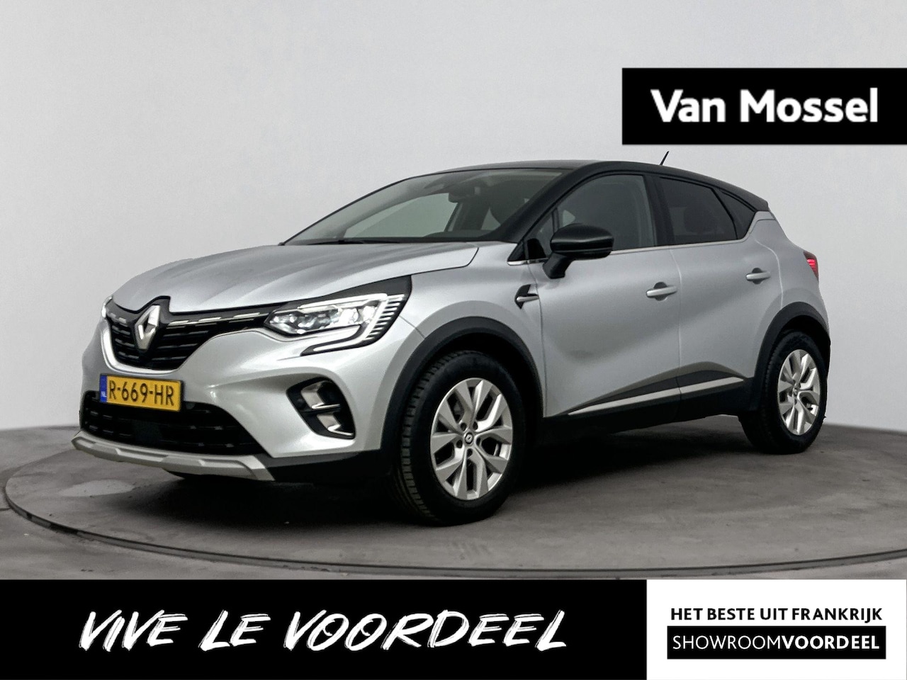 Renault Captur - 1.0 TCe Intens 90PK | Trekhaak | Achteruitrijcamera | Climate Control | Half-Lederen Bekle - AutoWereld.nl
