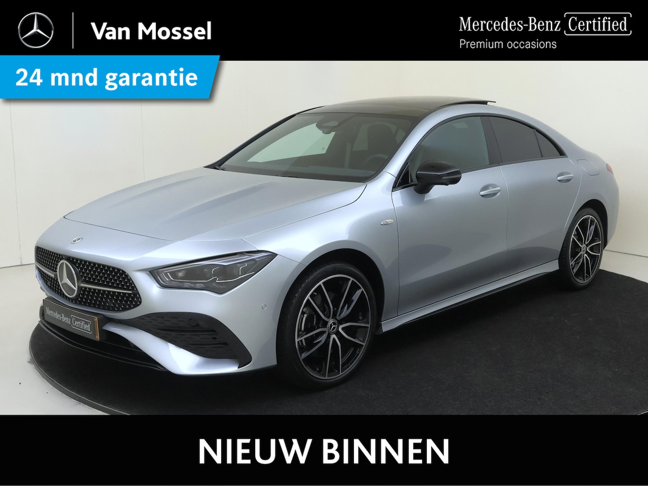 Mercedes-Benz CLA-Klasse - 250 e Business Solution AMG / Premium Plus/ Panoramadak/ 19 inch/ Night/ Sfeerverlichting - AutoWereld.nl