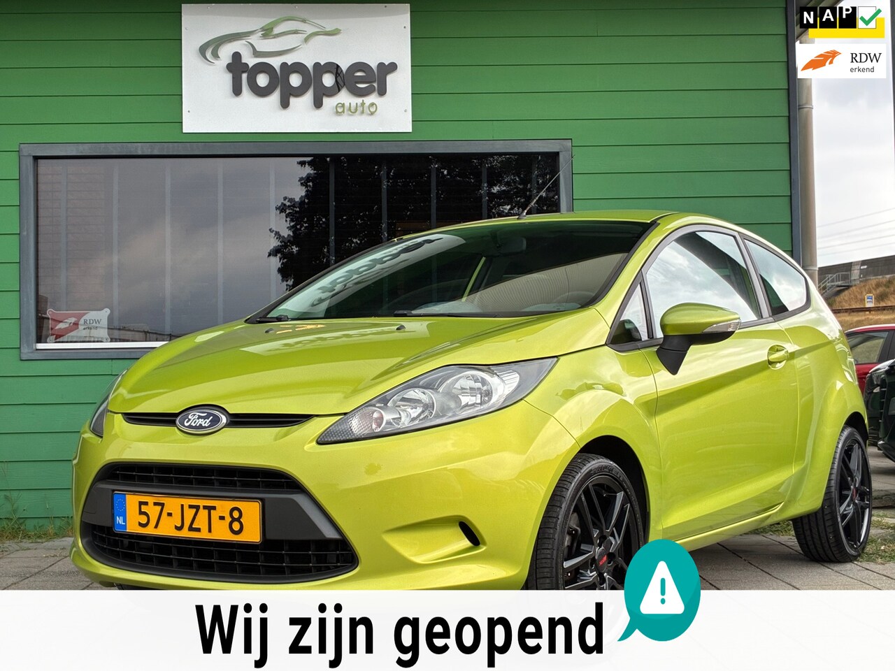 Ford Fiesta - 1.25 Limited|D-riem v.v.|Airco|Navigatie|Elektr.ramen|Lm-Velgen|Nieuwe APK|NAP| - AutoWereld.nl