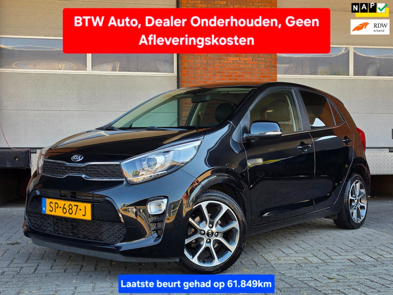Kia Picanto - 1.0 CVVT Design Edition|BTW-Auto|Dealer Onderhouden|Achteruitrijcamera|Design Edition - AutoWereld.nl