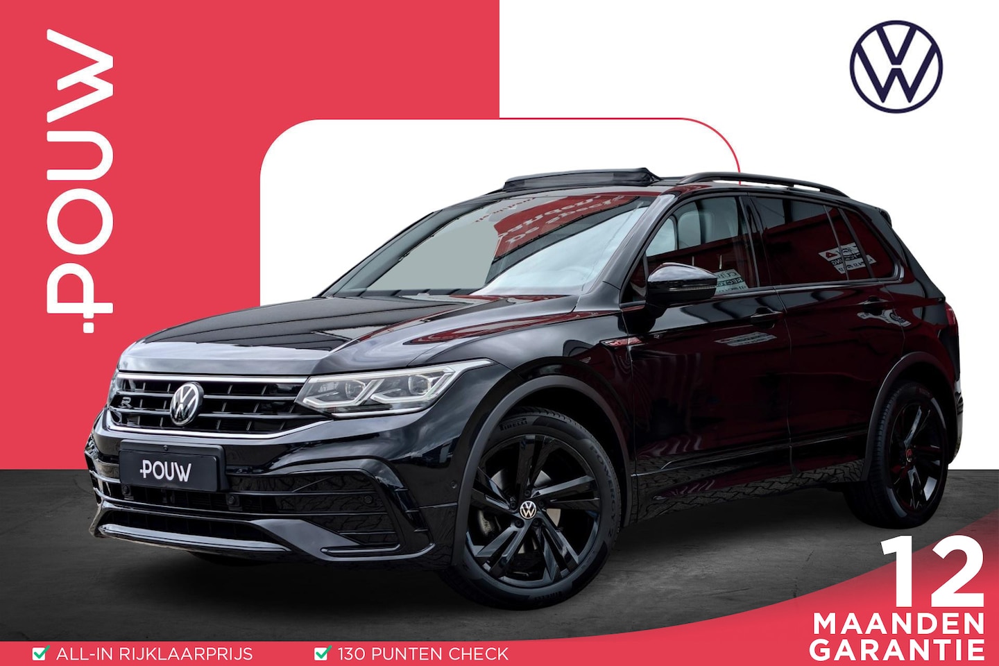 Volkswagen Tiguan - 1.5 TSI 150pk DSG R-Line Business+ | Harman Kardon® | 360 Camera | Panoramadak - AutoWereld.nl
