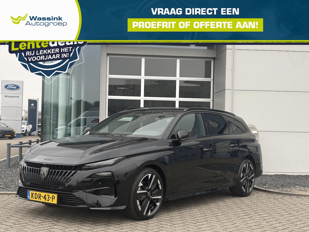 Peugeot 308 SW - Hybrid 145pk e-DCS6 GT | 360 Vision & Drive Assist Plus Pack | - AutoWereld.nl
