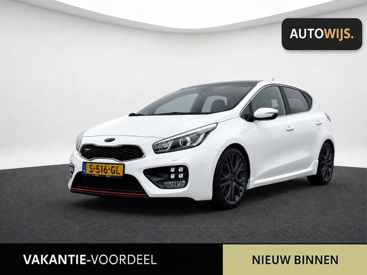 Kia Cee'd - 1.6 GT|204PK|Xenon|Pano|Camera|Stuurverw - AutoWereld.nl