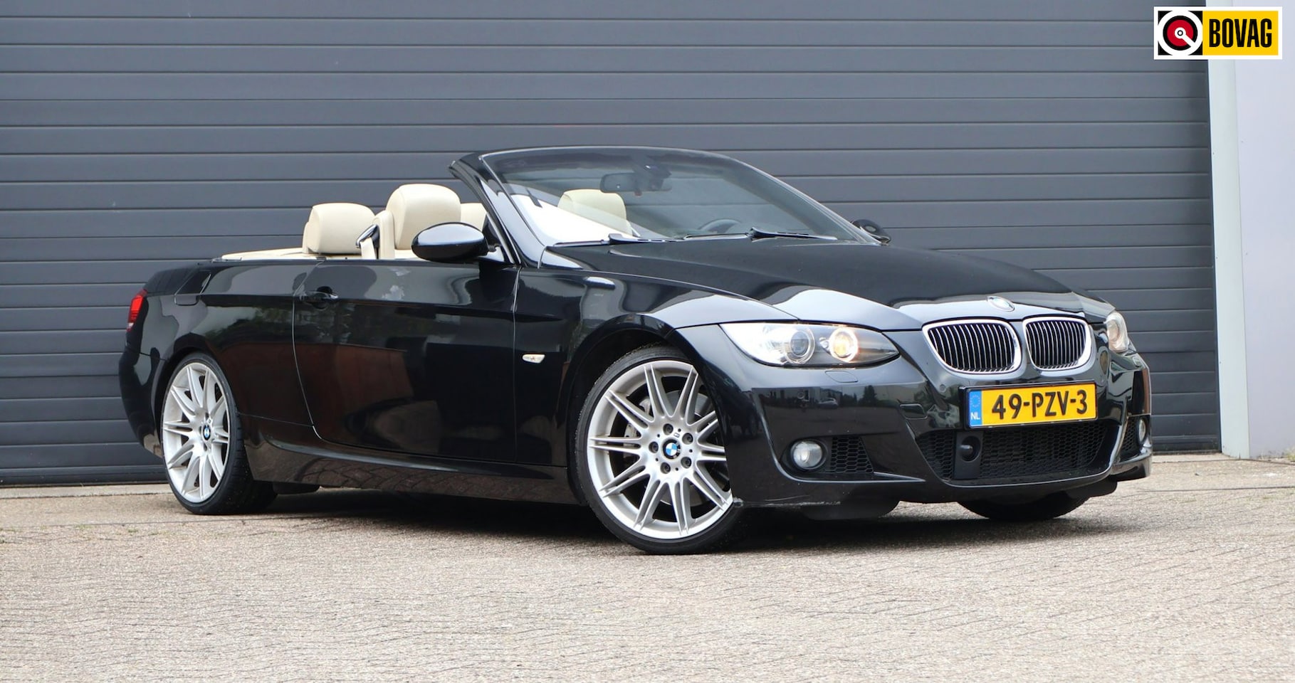 BMW 3-serie Cabrio - 335i Leder/Navi/Memory/Luxe/PDC - AutoWereld.nl