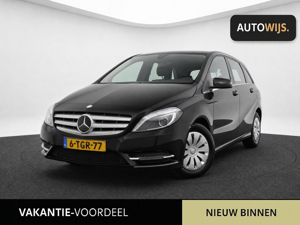 Mercedes-Benz B-klasse - 180 Ambition|NL AUTO|NAVI|AUT|LED|LEDER - AutoWereld.nl