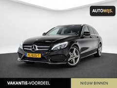 Mercedes-Benz C-klasse Estate - 180 Business Solution|AMG LINE|PANO|CAMERA|LEDER|NAVI|STOELVERW