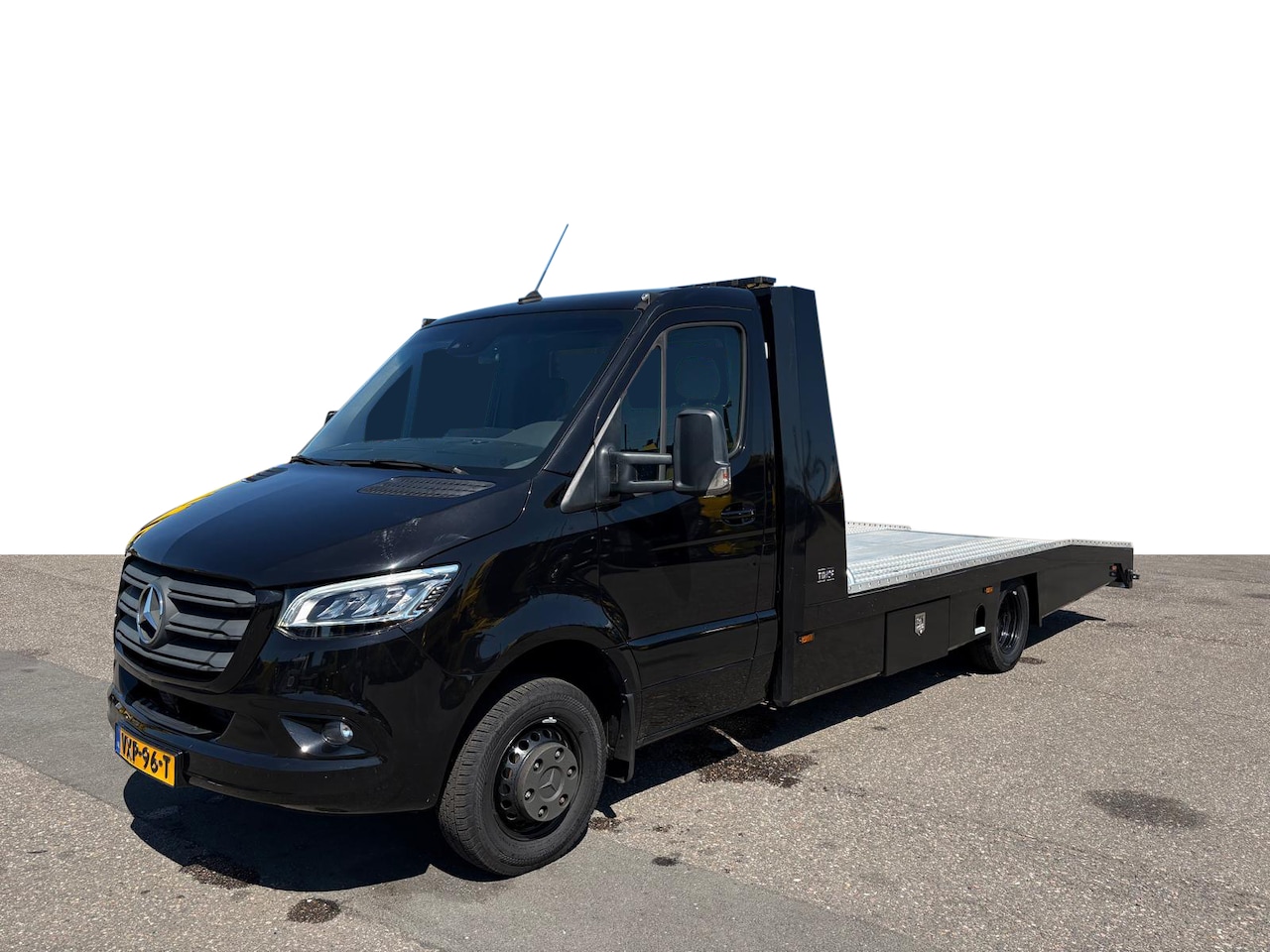 Mercedes-Benz Sprinter - 519 CDI Tijhof Black-edition Leder Winde Luft Autotransporter - AutoWereld.nl
