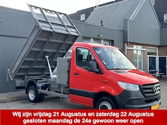 Mercedes-Benz Sprinter - 514 2.2 CDI Kipper Airco Trekhaak 3500kg trekgewicht Telefoonverbinding 3-Persoons Gereeds