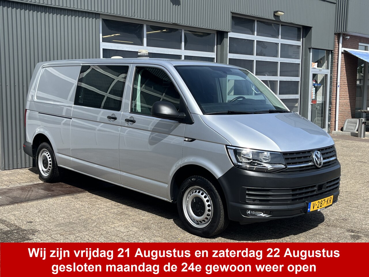 Volkswagen Transporter - 2.0 TSI L2H1 Benzine Dubbele Schuifdeur Airco Cruise controle Bpm vrij Trekhaak Klep achte - AutoWereld.nl