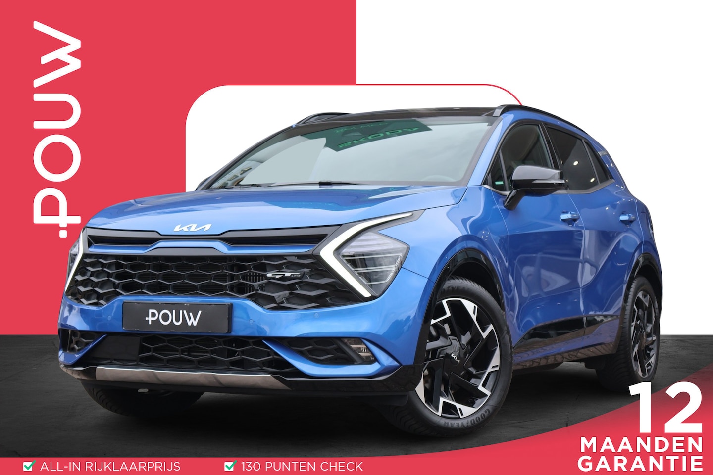 Kia Sportage - 1.6 T-GDi 265pk Plug-in Hybrid AWD GT-Line | SoH 98% | Trekhaak | Panoramadak | Carplay | - AutoWereld.nl