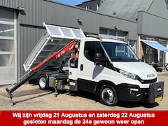 Iveco Daily - 50C17 Maxilift 150 Laadkraan 3 zijden Kipper 3-Persoons Open laadbak Pick-up PTO Airco Nid