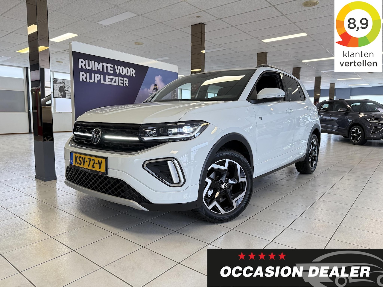 Volkswagen T-Cross - 1.0 TSI R-Line Edition DSG 116PK *NAVI*APP*MATRIX* - AutoWereld.nl