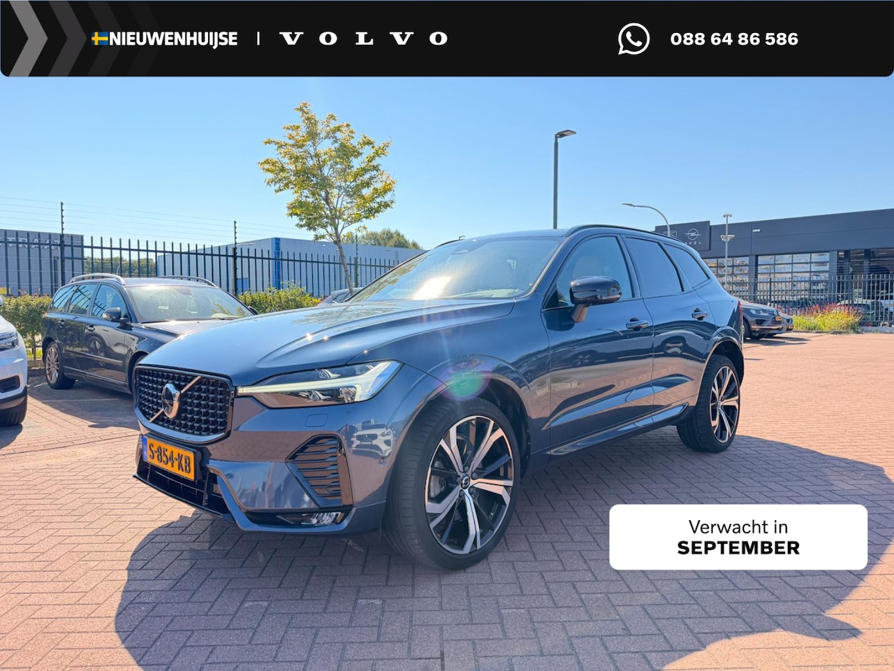 Volvo XC60 - 2.0 B5 Ultimate Dark | Trekhaak | Luchtvering | Nappaleder | Stoelventilatie | Head-up Dis - AutoWereld.nl