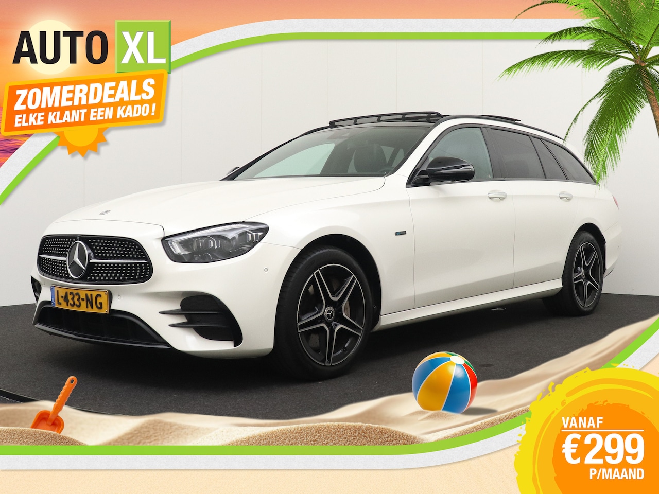 Mercedes-Benz E-klasse Estate - 300e AMG Night-Pack Pano-dak Memory Burmester - AutoWereld.nl