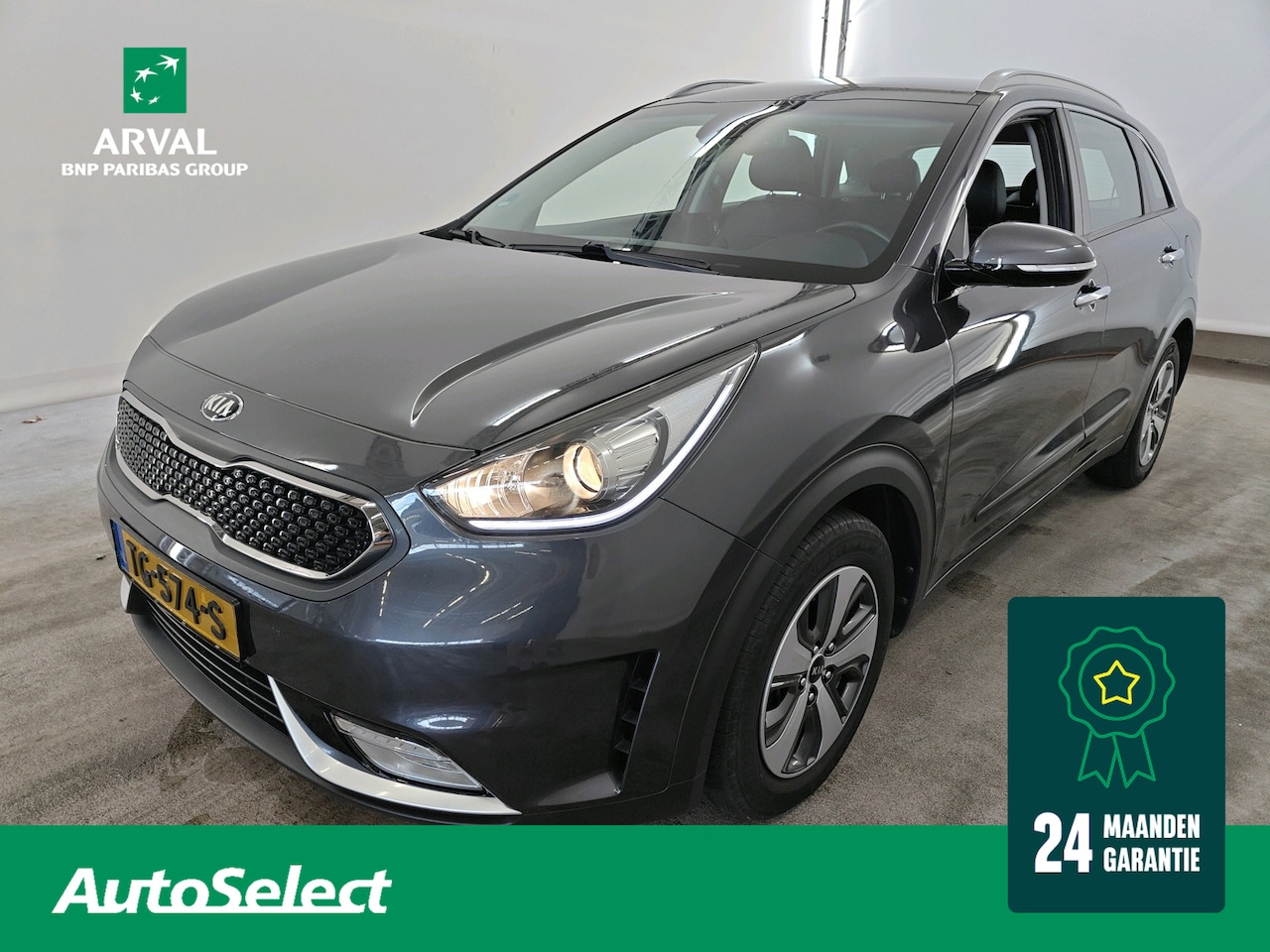 Kia Niro - 1.6 GDi 141pk Automaat Hybrid DynamicLine | Navi | Apple CarPlay | Camera | Parkeersensore - AutoWereld.nl