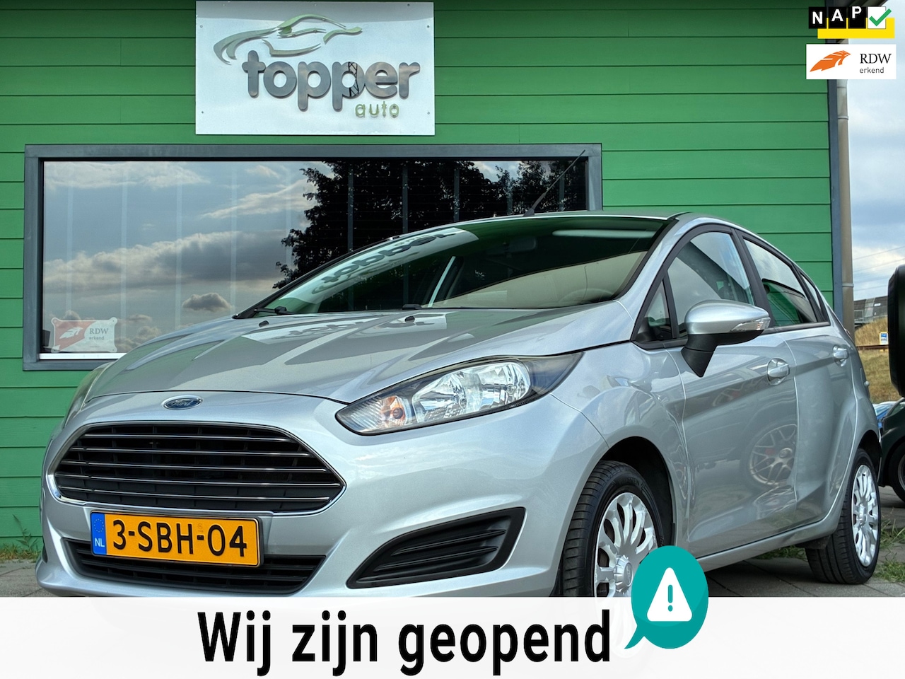 Ford Fiesta - 1.0 Style|1e Eigenaar|D-riem v.v.|Navigatie|Airco|Elektr.ramen|Goed Onderhouden| - AutoWereld.nl