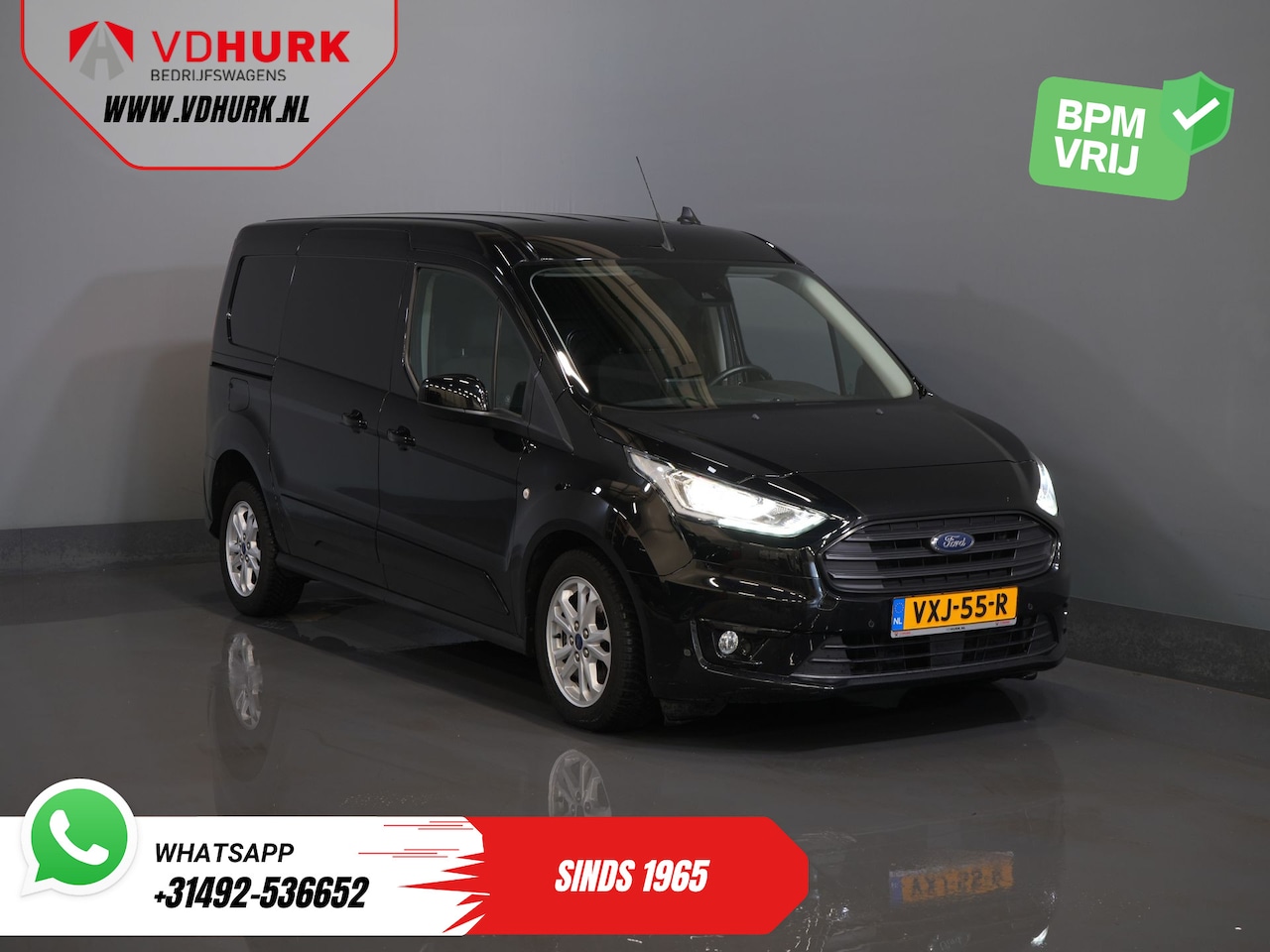 Ford Transit Connect - 1.5 TDCI L2 Limited NAP/ Bi-Xenon/ Adapt.Cruise/ Stoelverw./ Carplay/ Navi/ Camera/ PDC/ L - AutoWereld.nl