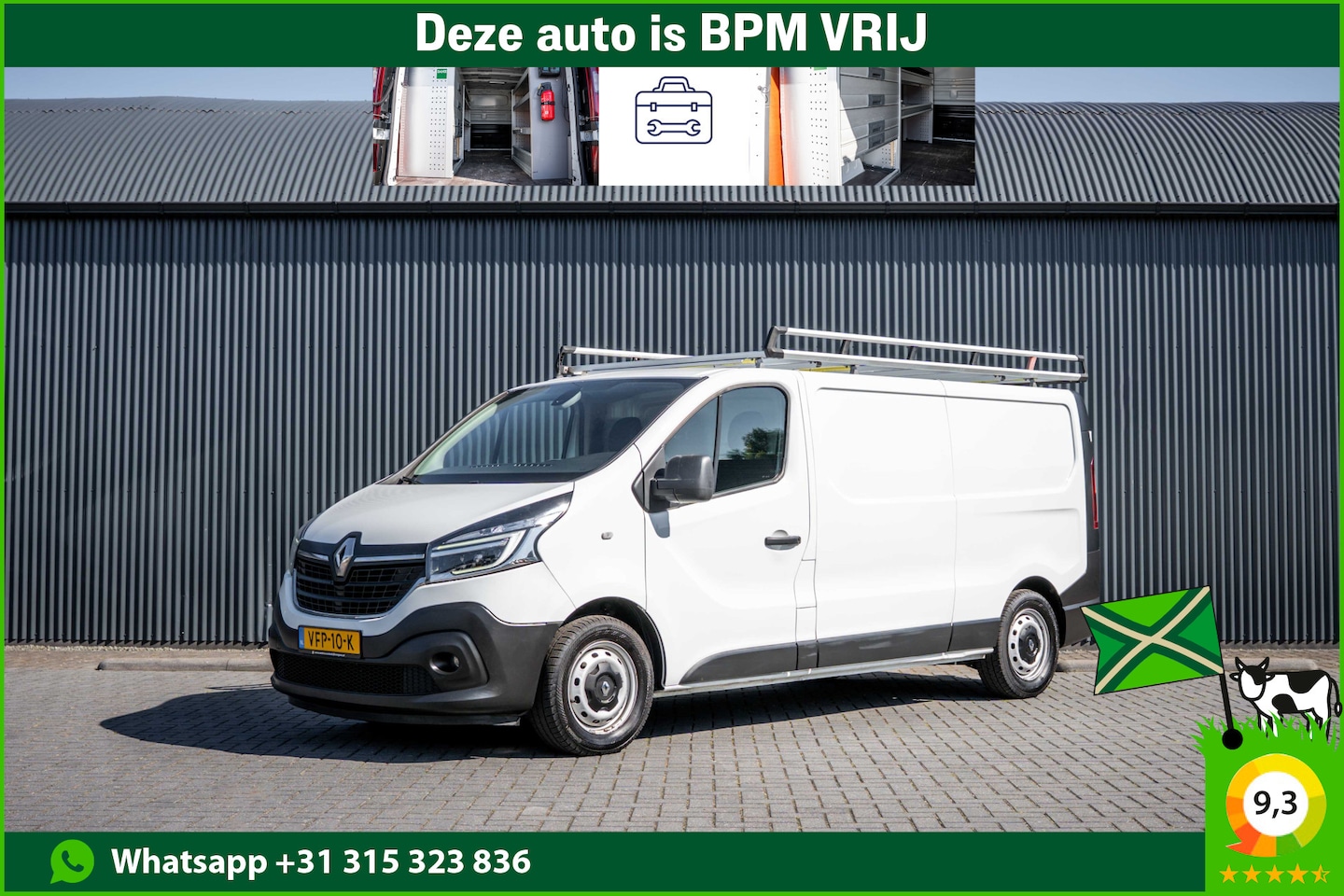 Renault Trafic - 2.0 dCi 145 L2H1 | Automaat | 145 PK | 3-Zits | Camera | Cruise | Airco | Trekhaak - AutoWereld.nl