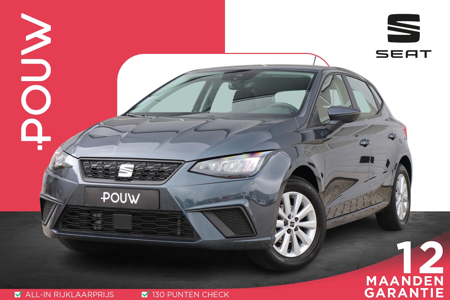SEAT Ibiza - 1.0 EcoTSI 95pk Style | Airco | Apple Carplay | Cruise Control | Parkeersensoren - AutoWereld.nl