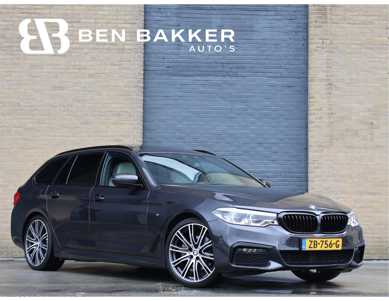 BMW 5-serie Touring - 520i M Sport | 20" Individual 759i | Pano | HUD | Harman/Kardon | Leder | - AutoWereld.nl