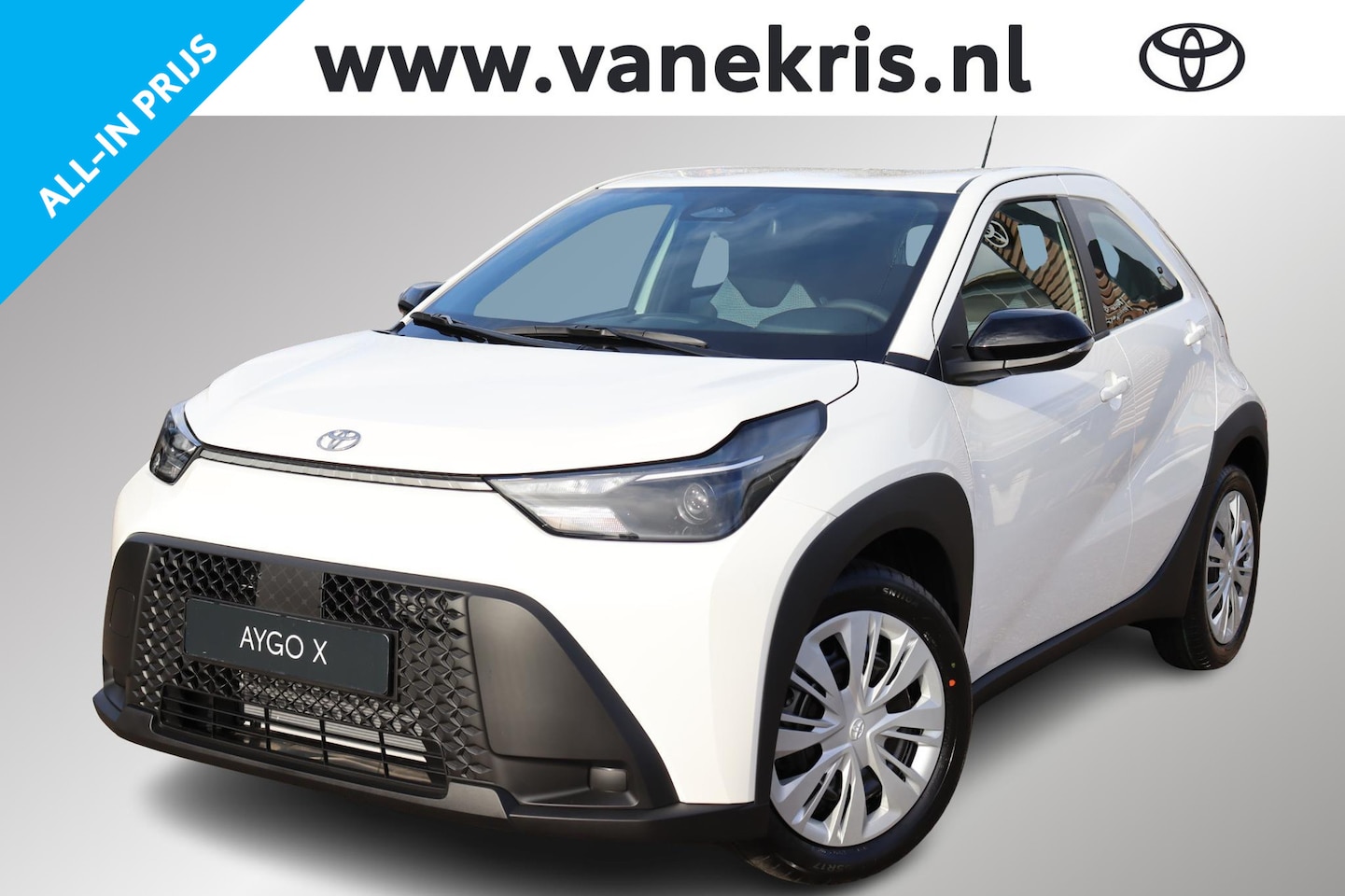 Toyota Aygo X - Hybrid 115 play Hybrid 115 play, Nieuw en snel leverbaar met €1000 inruilvoordeel! - AutoWereld.nl