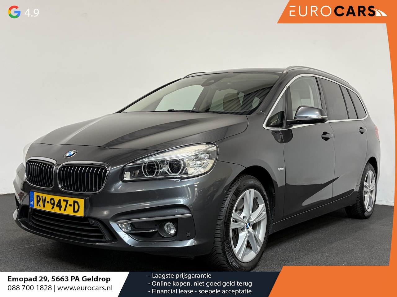 BMW 2-serie Gran Tourer - 220i 7p. High Executive Navigatie Lederen bekleding Climate control - AutoWereld.nl