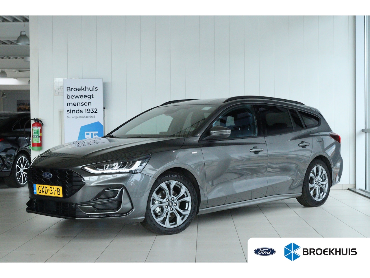 Ford Focus Wagon - 1.0 EcoBoost Hybrid ST Line | Cruise Control | Stoel+Stuurverwarming | Carplay | Navi | LE - AutoWereld.nl