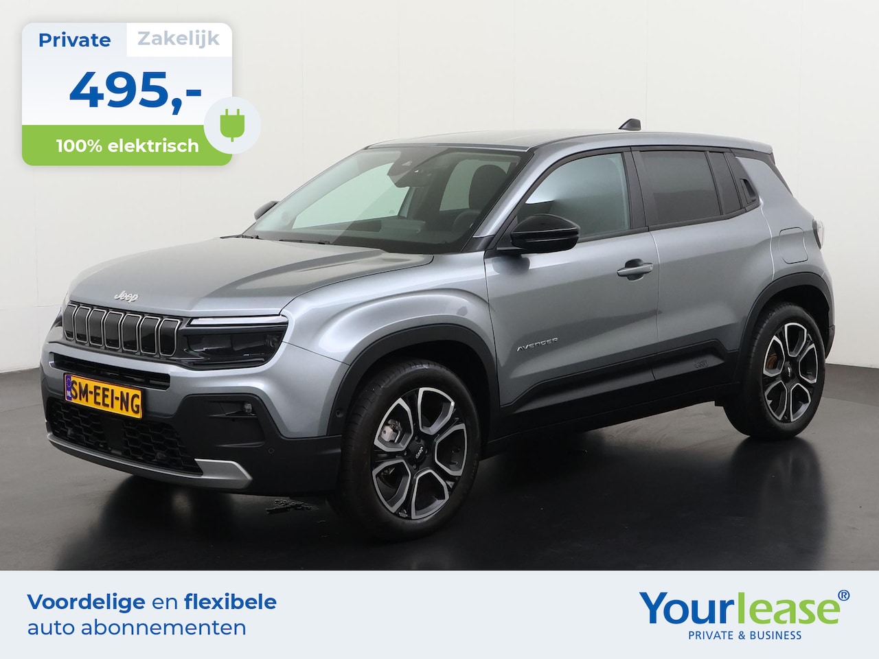 Jeep Avenger - Summit 54 kWh 3 fase | All-in 495,- Private Lease | Direct uit voorraad - AutoWereld.nl